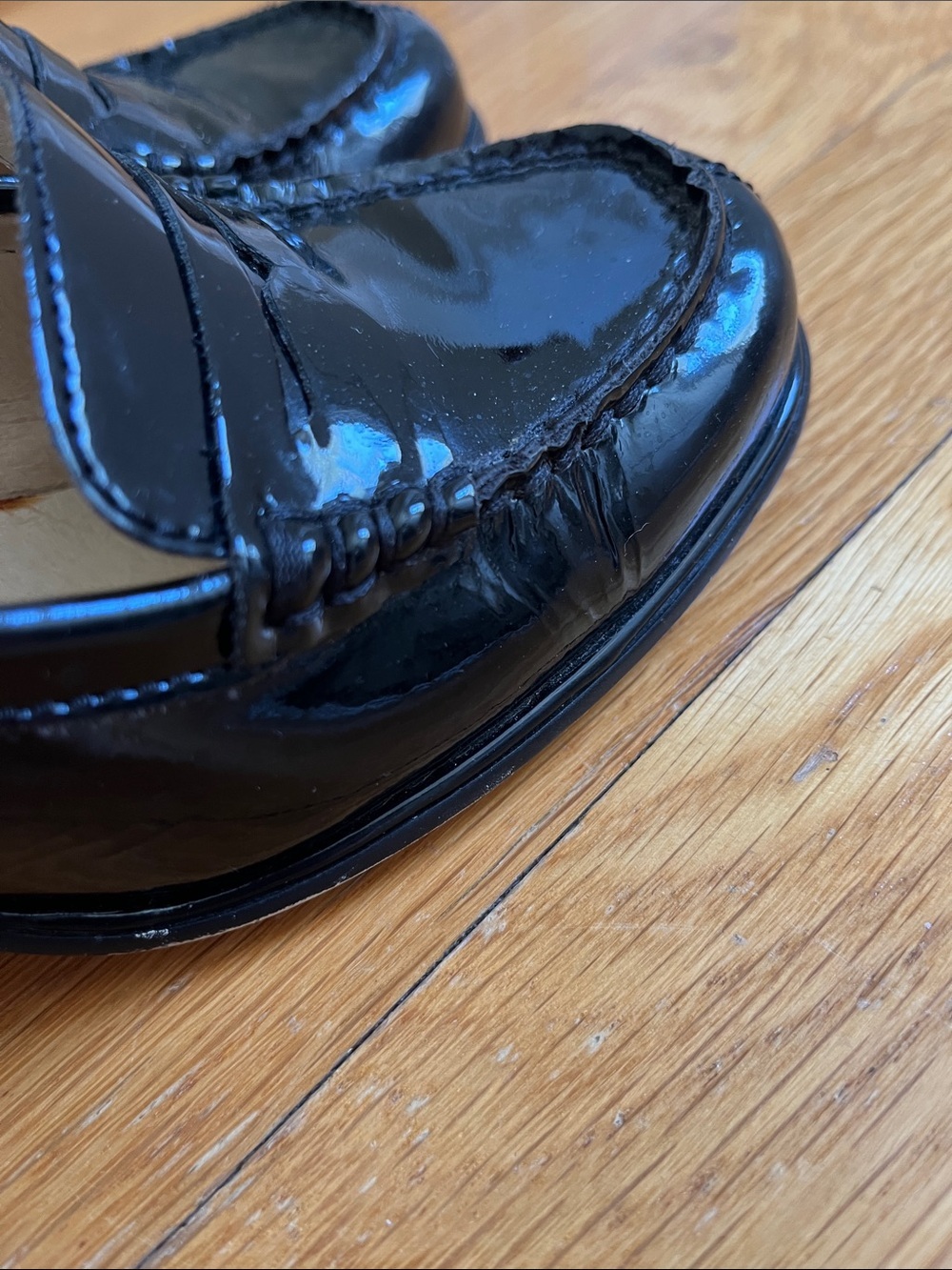 Michael by Michael Kors Size 6 1/2 Black Patent Leather Oxford Pumps 6.5 Heels - Picture 13 of 13